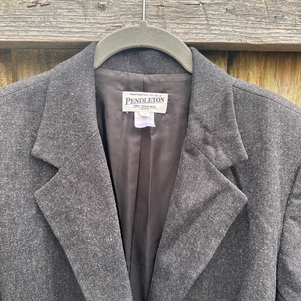 Pendleton Vintage 100% Virgin Wool Button Front D… - image 4